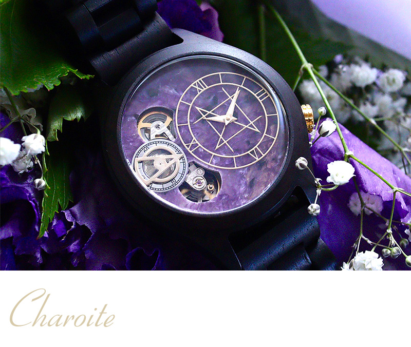 特集ページ 天然石×天然木 唯一無二の美しい模様の腕時計「NOZ」