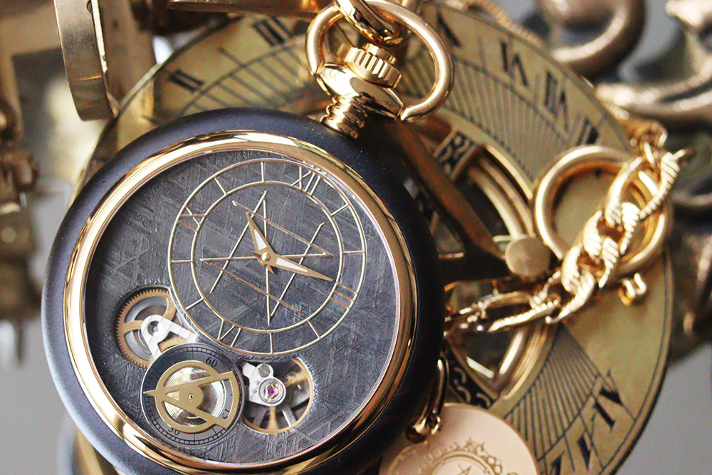 天然石×天然木 唯一無二の美しい模様の腕時計「NOZ」